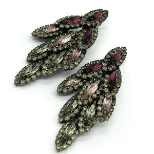 Elizabeth Cole Bacall Crystal Drop Earrings